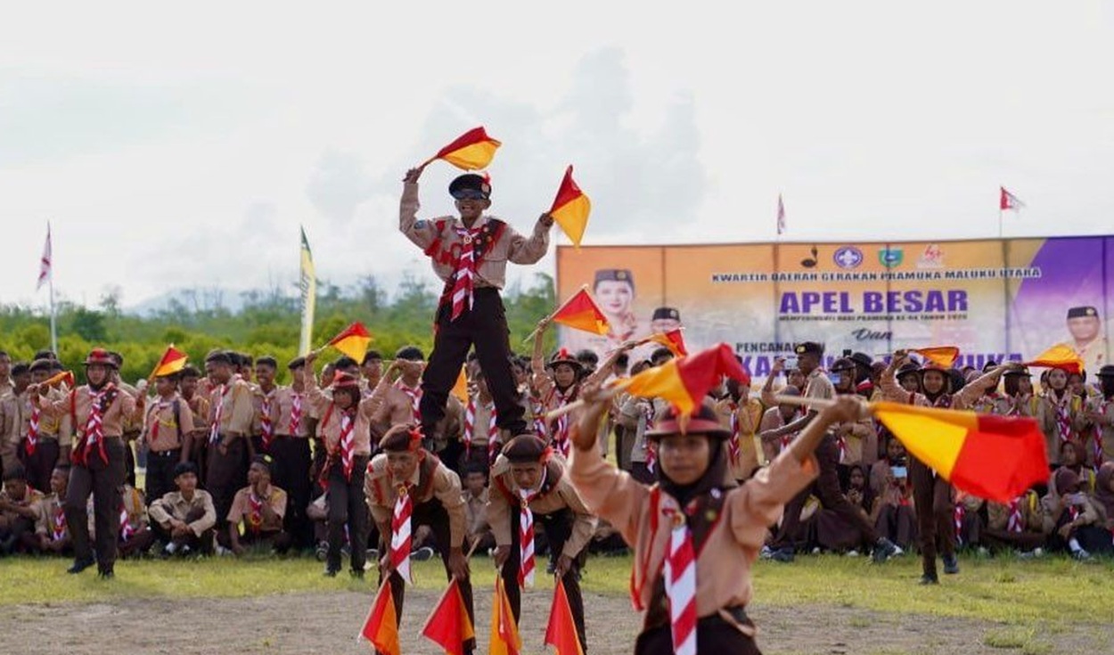 Desa Tadupi Jadi Kampung Pramuka Maluku Utara