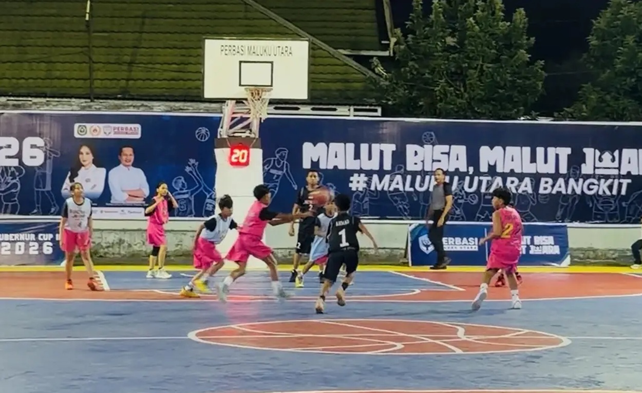 Perbasi dan Dispora Maluku Utara Resmi Buka Turnamen Basket Gubernur Cup II 2026