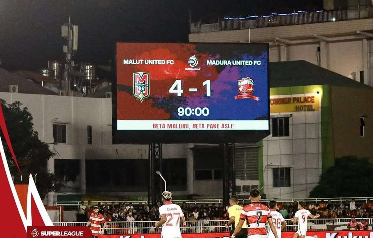 Malut United Gilas Madura United 4-1