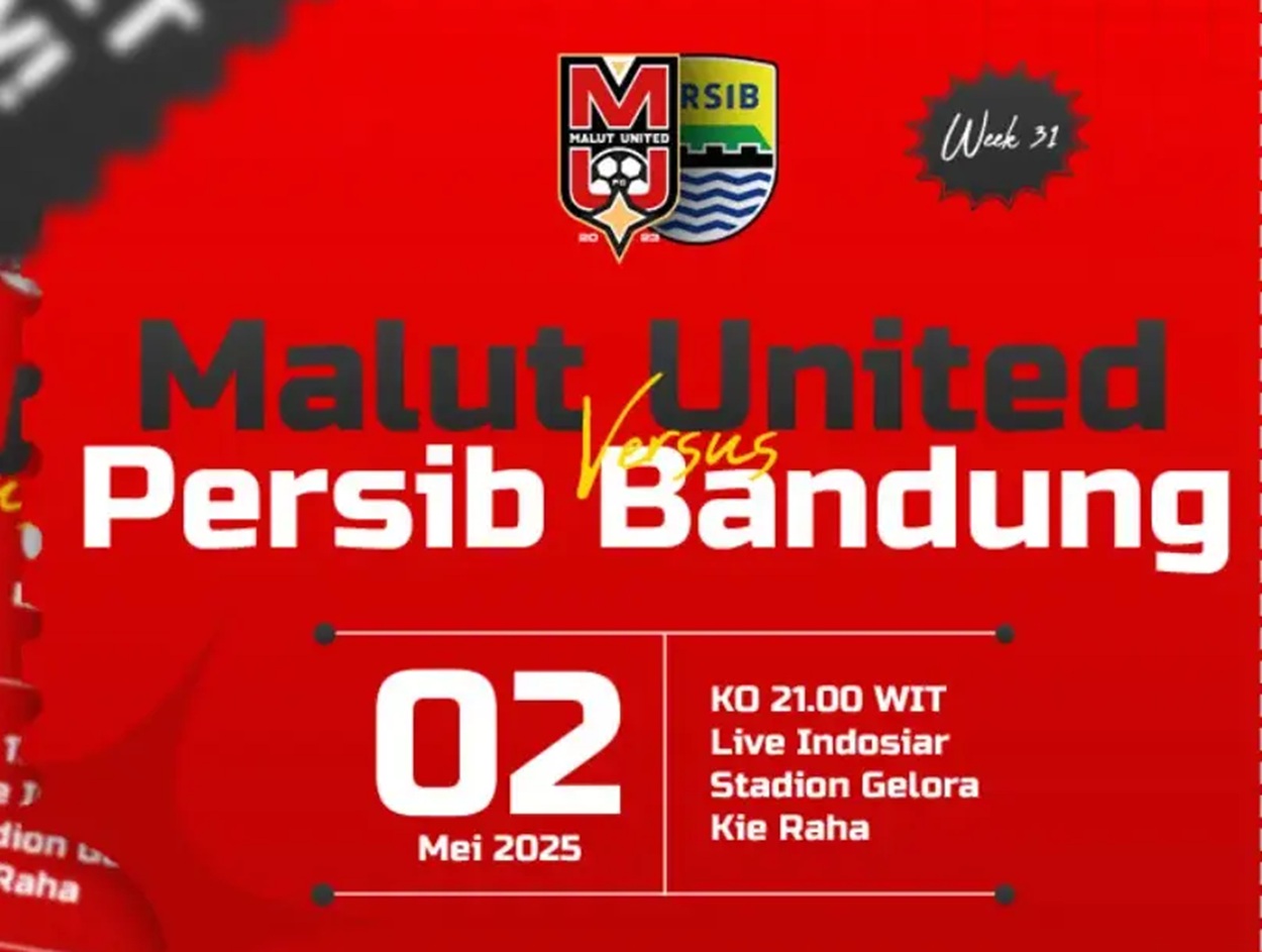 Prediksi Skor! Malut United vs Persib Bandung Malam Ini Pukul 19.00 WIB, Siapa Unggul?
