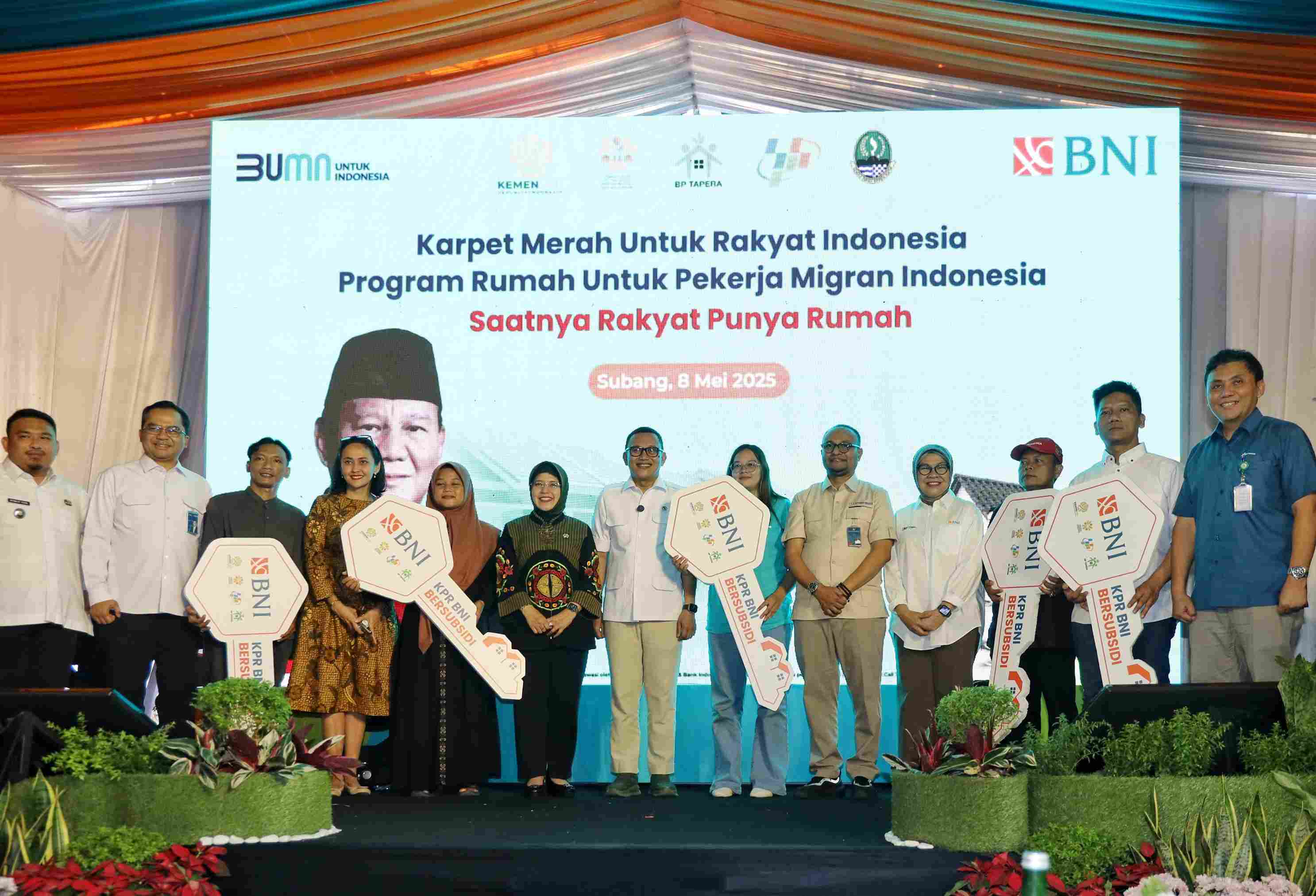 KPR Terjangkau bagi PMI Hadir dari Kolaborasi BNI, Kementerian PKP, KP2MI, dan BP Tapera