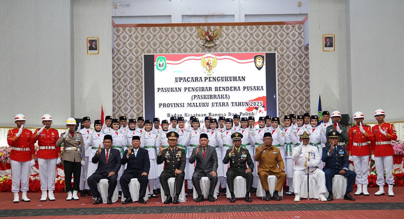 30 Putra-Putri Terbaik Malut Jadi Paskibraka 17 Agustus