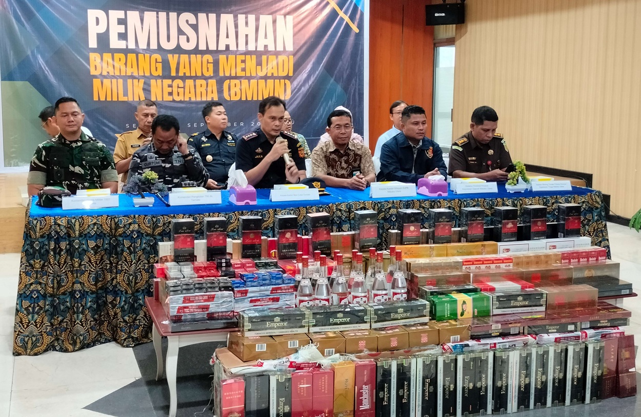 Malut Tegas Lawan Rokok dan Miras Ilegal