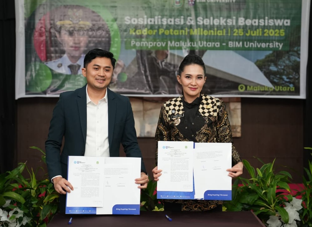 Gubernur Sherly Gandeng BIM University untuk Lahirkan Petani Muda Berprestasi