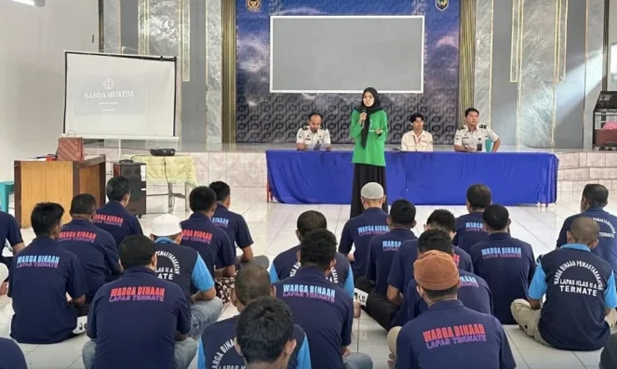 Warga Binaan Lapas Ternate Kini Cerdas Istilah Hukum Lewat Program Ini