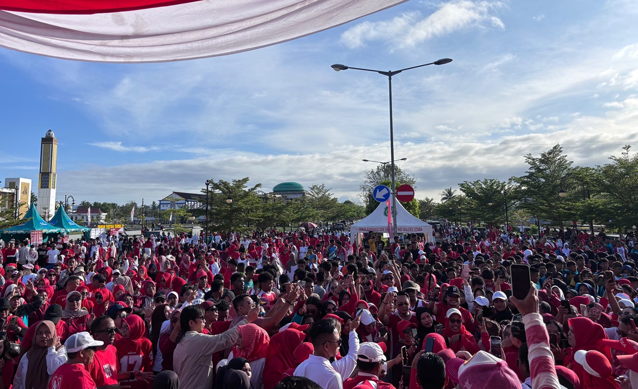 Pesta Rakyat HUT ke-80 RI di Sofifi, Gubernur Sherly: Torang Basudara!