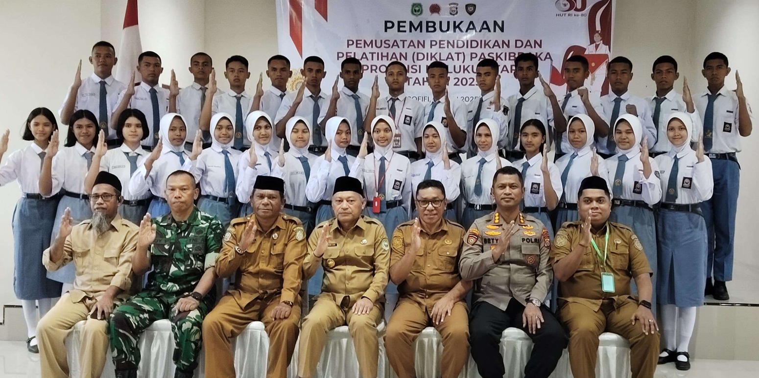 Diklat Paskibraka Maluku Utara 2025 Dimulai