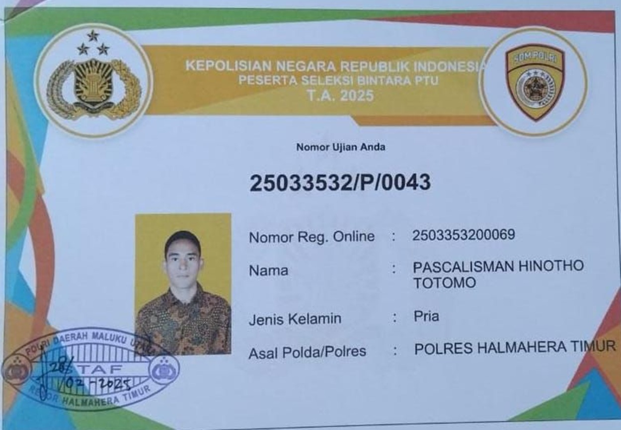 Hebat! Putra Pedalaman Halmahera Timur Sukses Masuk Polisi, Program Khusus Kapolda Jadi Kunci