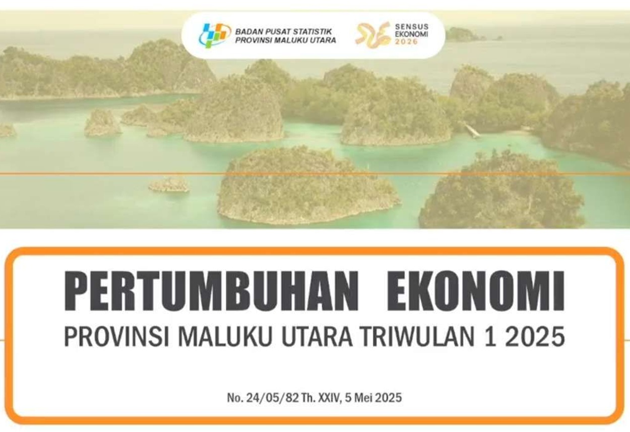 Lonjakan Ekonomi Maluku Utara Triwulan I 2025 Capai 34.58 Persen