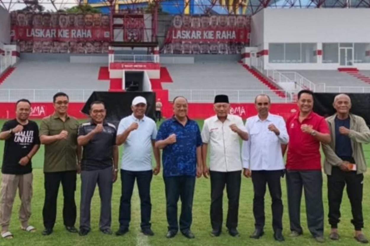 Terpukau Fasilitas Stadion Gelora Kie Raha, Ketum KONI Puji Langkah Besar Malut United