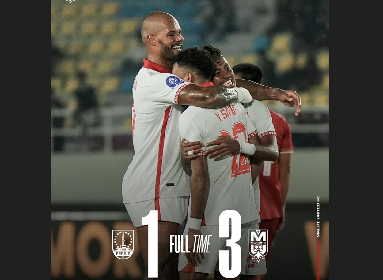 MENYALA! Malut United HAJAR Persis Solo 3-1