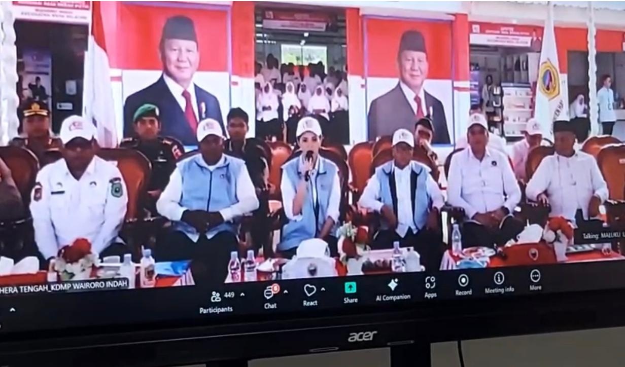 Gubernur Maluku Utara Laporkan Keberhasilan Koperasi Merah Putih Langsung ke Presiden Prabowo via Zoom!