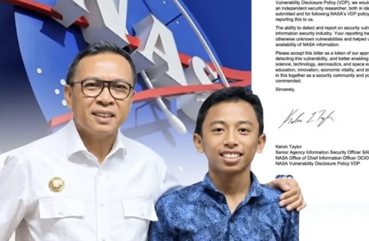 Remaja 14 Tahun Asal Halteng Temukan Celah Keamanan Web Resmi NASA