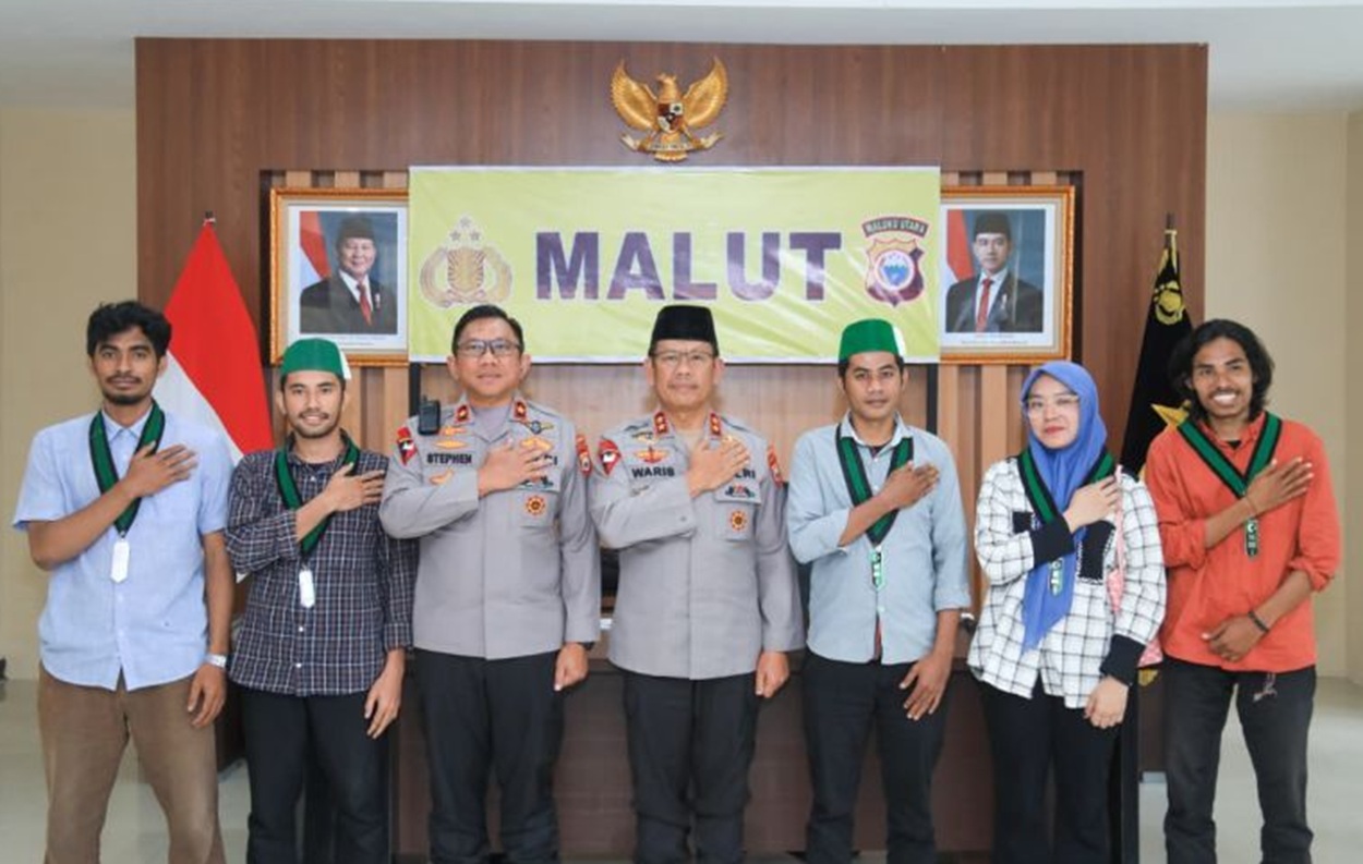 Sinergi Polisi dan Mahasiswa: Bahas Strategi Pengamanan Unjuk Rasa di Maluku Utara