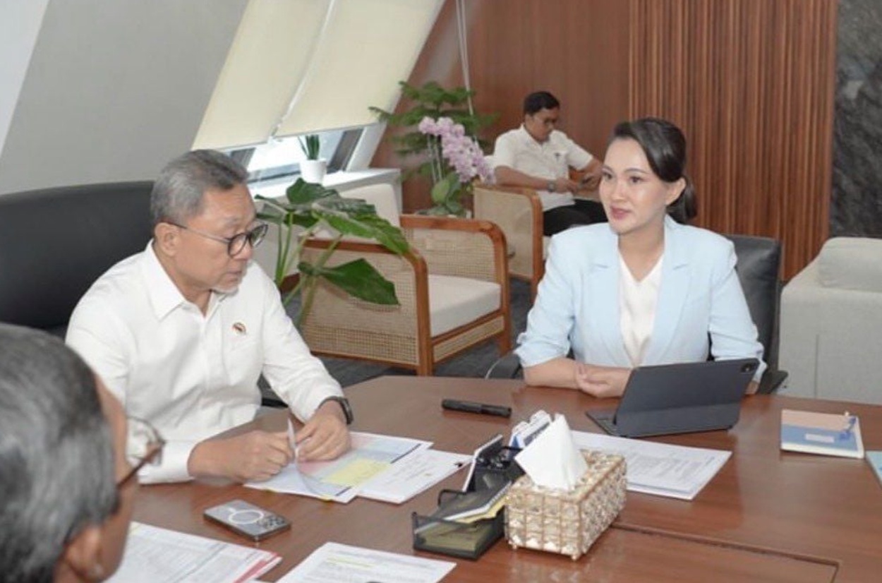 Temui Zulkifli Hasan, Ini Agenda Besar Gubernur Sherly