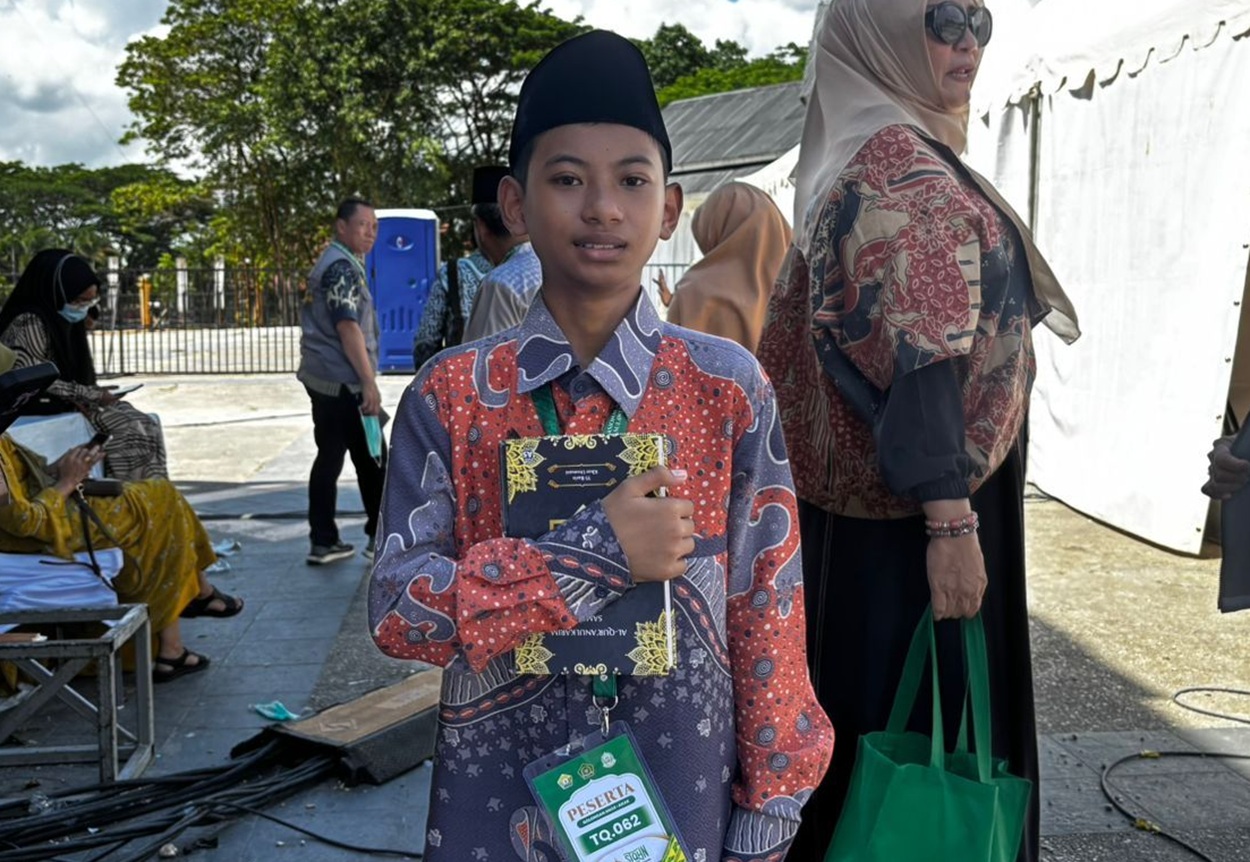 Muhammad Aldi, Qori Cilik Malut Curi Perhatian di STQH Nasional Kendari