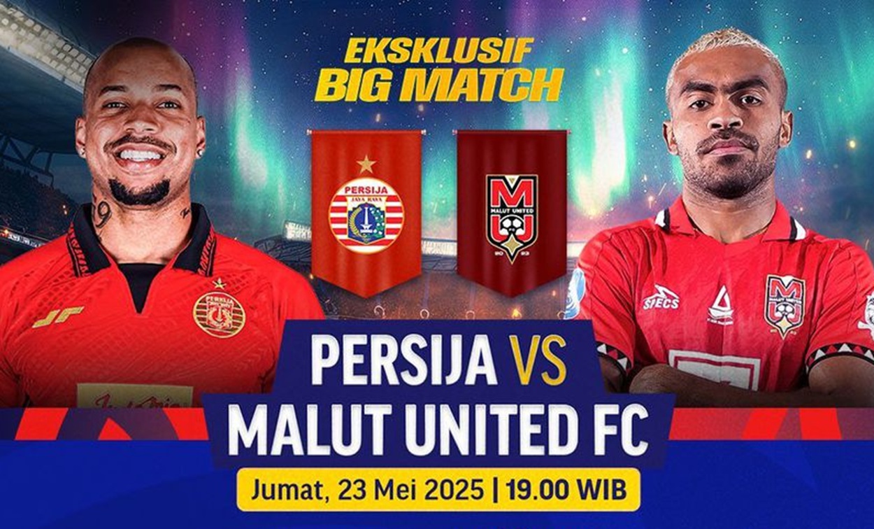 BIG MATCH PENENTUAN! LINK LIVE STREAMING Persija vs Malut United: Siapa yang Akan Pesta di JIS Malam Ini?