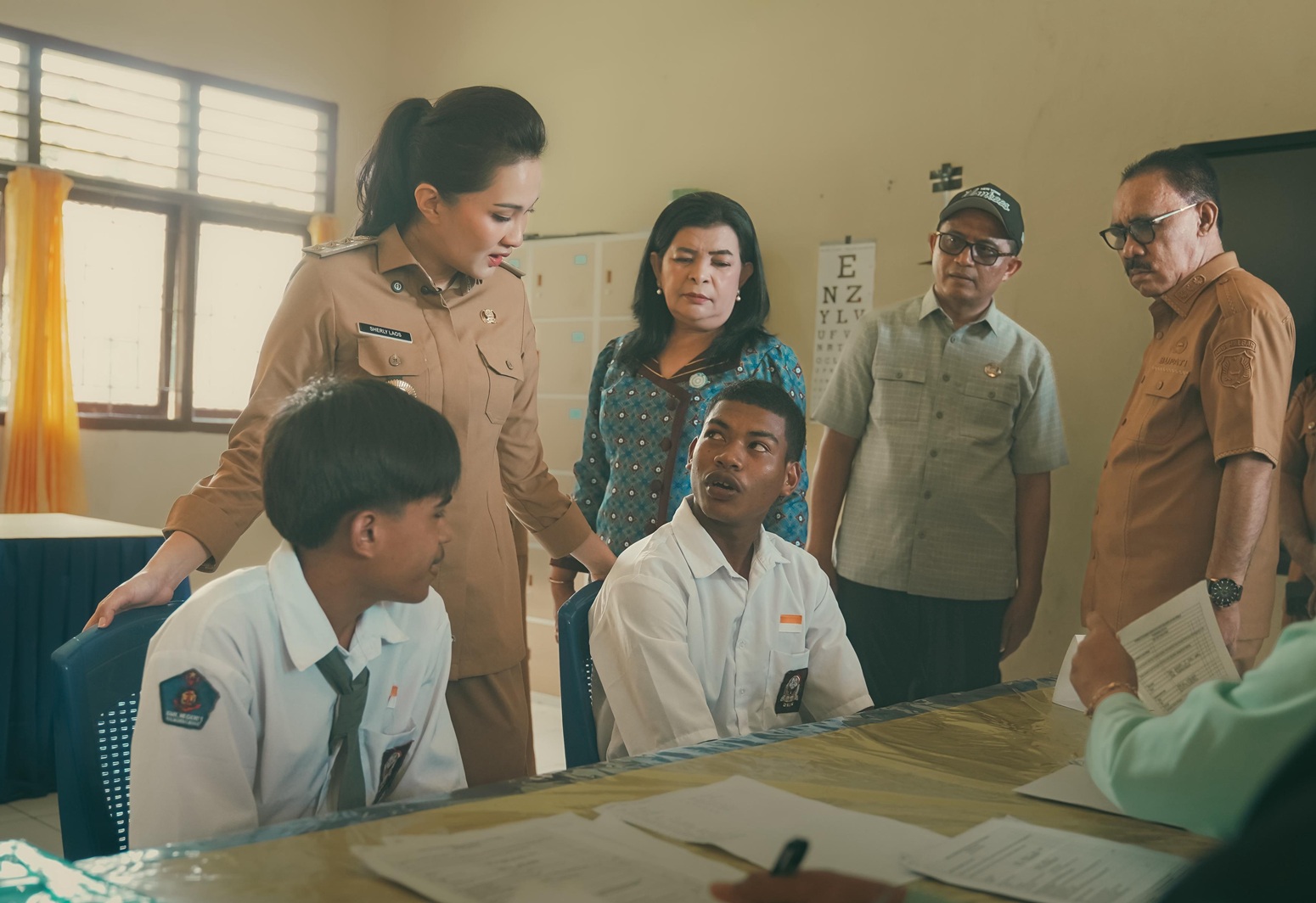 Gubernur Sherly Tegaskan Revitalisasi Pendidikan Vokasi & Program Gizi di Halmahera Barat