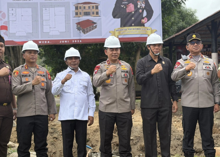 Kapolda Malut Bangun SPKT Baru Polres Halteng Hasil Hibah Raksasa Nikel PT IWIP