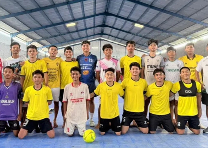 Tim Futsal Laskar Jalur Rempah Targetkan Emas di Porprov V Malut 2026