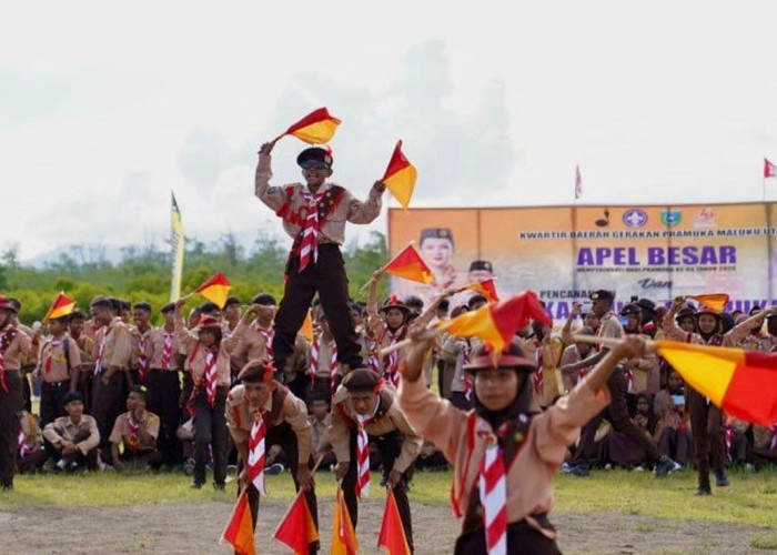 Desa Tadupi Jadi Kampung Pramuka Maluku Utara
