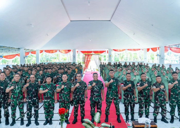 Pangdam Mayjen TNI Dody Triwinarto Kerahkan Pejabat Utama Kodam Cek Kesiapan Tempur Yonif 732/Banau