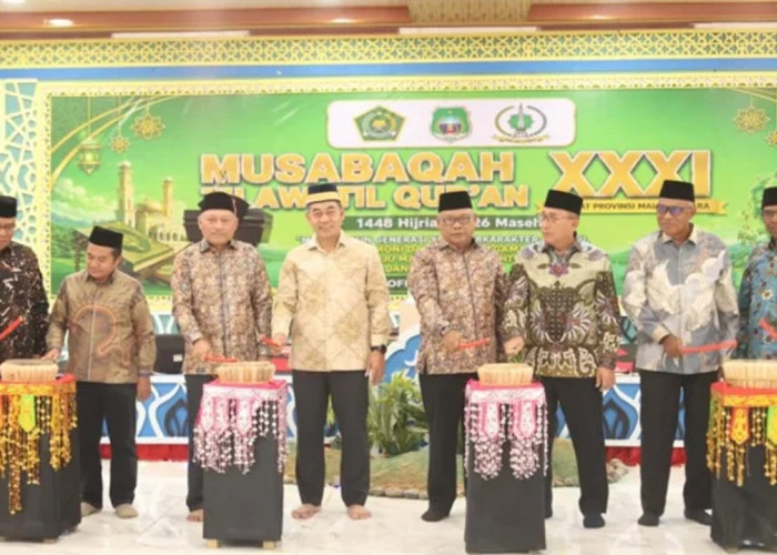 Masjid Raya Shafful Khairaat Sofifi Jadi Saksi Pembukaan Megah MTQ XXXI Maluku Utara