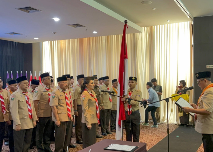 Buwas Lantik Sherly Tjoanda Jadi Ketua Mabida Pramuka Maluku Utara