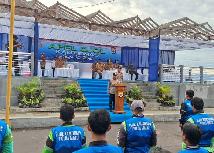 Ratusan Driver Ojol Malut Kini Jadi Mitra Strategis Polri