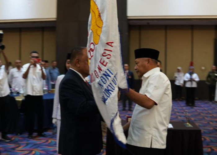 Sarbin Sehe Resmi Pimpin KONI Maluku Utara Periode 2025-2029