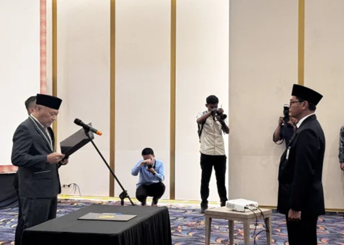 Sertijab Kepala BPKP Malut, Wagub Sarbin Sehe Kritik Pejabat yang Bangga WTP Tapi Tetap Masuk Penjara