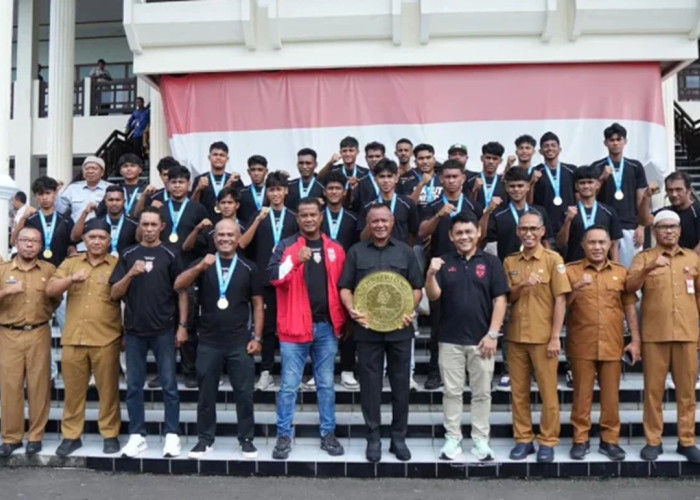 Tumbangkan Persija Jakarta, Skuad Juara EPA Malut United Disambut Upacara Kehormatan di Tidore