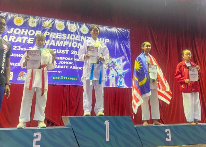 Gadis Karateka Maluku Utara Sabet Medali Emas di Johor President Cup 2025