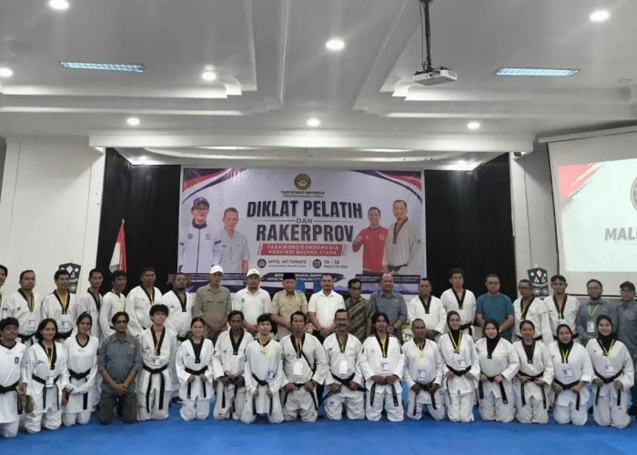 Taekwondo Malut Gelar Rakerprov Perdana & Gembleng 53 Pelatih Menuju PON