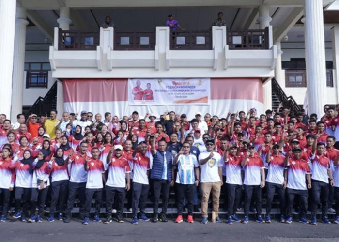 Target Borong Emas: 177 Pasukan Kontingen Porprov Tidore Bertolak ke Halmahera Utara
