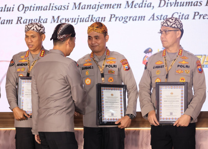 3 Penghargaan untuk Bidhumas Polda Malut: Satker Terbaik Se-Indonesia