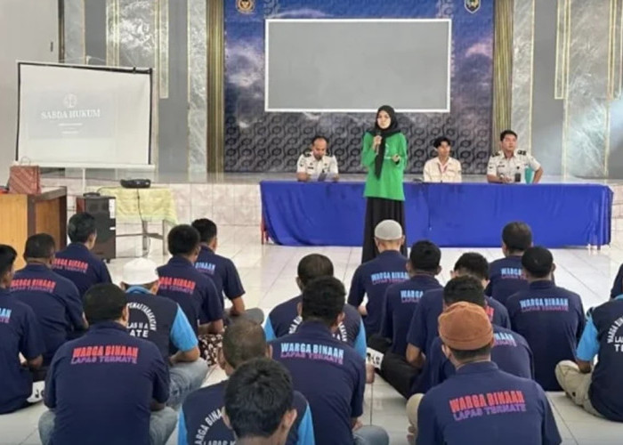 Warga Binaan Lapas Ternate Kini Cerdas Istilah Hukum Lewat Program Ini