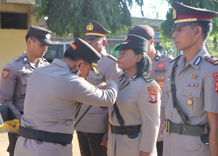 14 Perwira Utama Polresta Tidore Resmi Disertijabkan