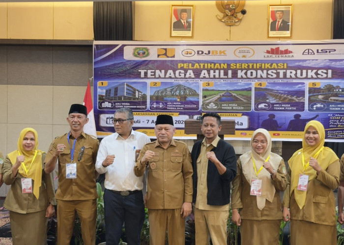 Pemprov Malut Gembleng 100 Tenaga Teknis PUPR Lewat Uji Sertifikasi Nasional