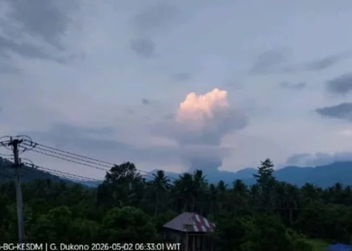 Halmahera Utara Mencekam! Gunung Dukono Meletus Dahsyat 2.400 Meter, Radius 4 KM Wajib Kosong!