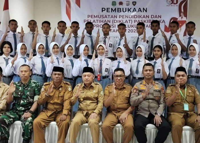 Diklat Paskibraka Maluku Utara 2025 Dimulai