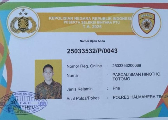 Hebat! Putra Pedalaman Halmahera Timur Sukses Masuk Polisi, Program Khusus Kapolda Jadi Kunci