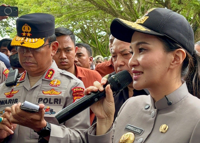 Gubernur Sherly Janji Bangun Infrastruktur Jalan Oba Selatan