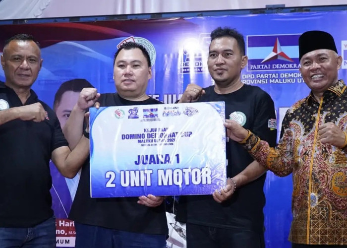 Kejuaraan Domino Demokrat Cup 2026 di Ternate Resmi Ditutup, Ini Daftar Pemenangnya