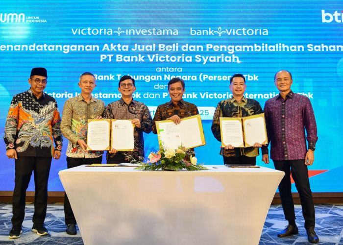 BTN Resmi Akuisisi Bank Victoria Syariah, Targetkan BTN Syariah Jadi Bank Syariah Nomor 2 di Indonesia