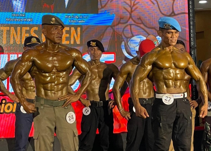 ASN, TNI & Polri Flexing Otot! Hadiah Rp100 Juta Body Contest Ternate 