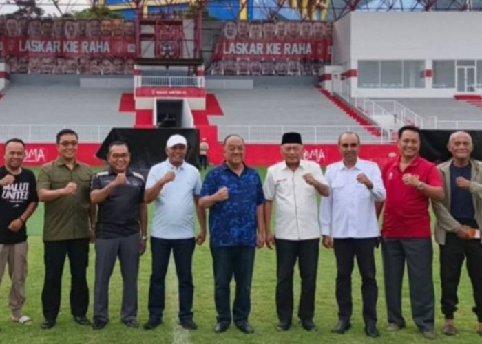Terpukau Fasilitas Stadion Gelora Kie Raha, Ketum KONI Puji Langkah Besar Malut United