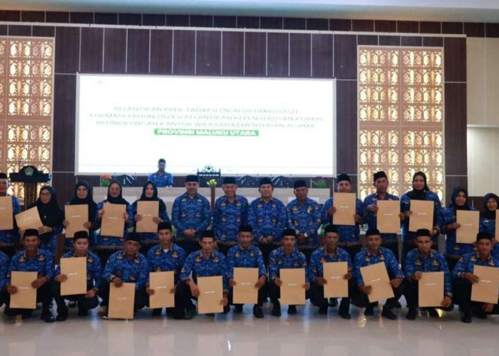 182 PPPK Kemenag Malut Resmi Jadi ASN