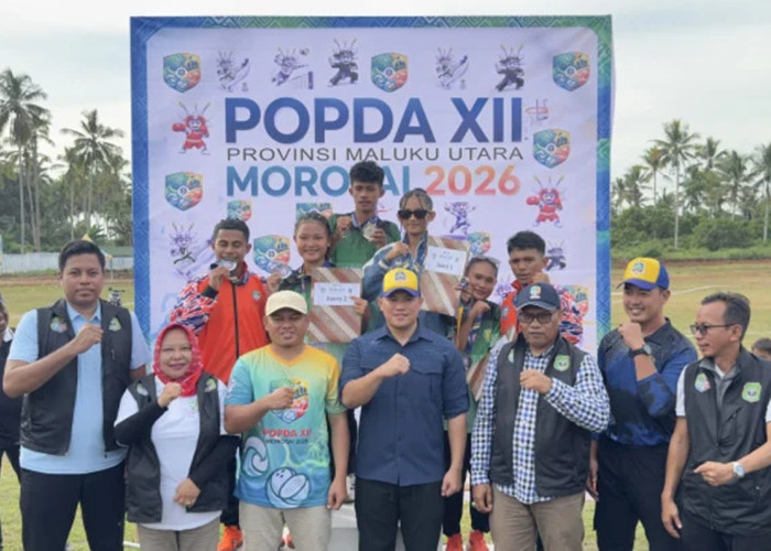 Tidore Kepulauan Sah Jadi Raja Atletik POPDA XII Maluku Utara 2026