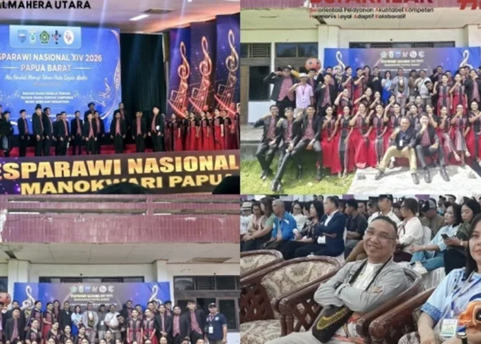 Kontingen Malut Tampil Impresif di Pembukaan Lomba Pesparawi Nasional XIV